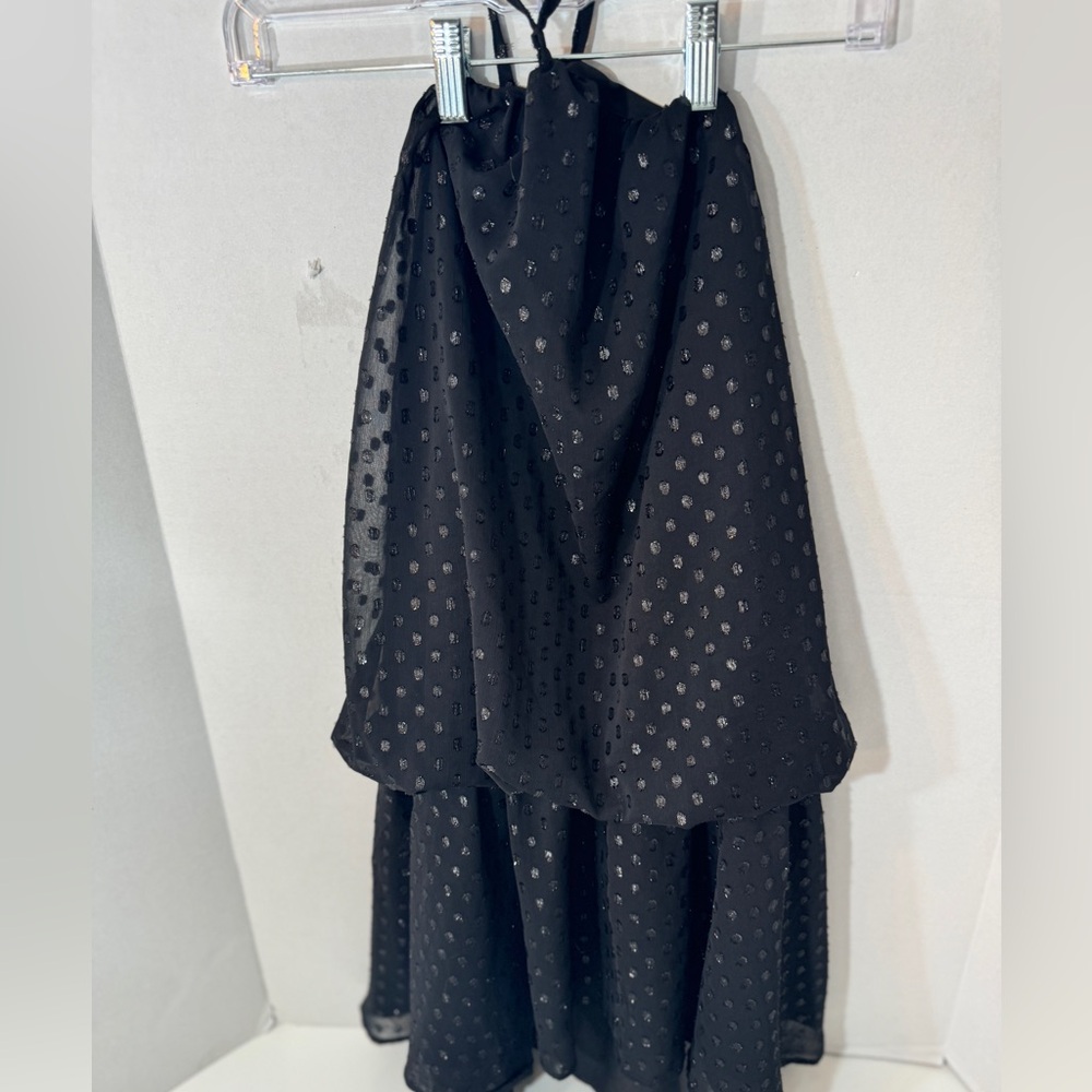 NEW WITH TAGS Black Polka Dot Halter Dress - Picture 3 of 4